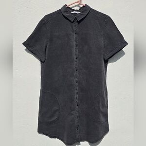 Lucky Brand Charcoal Short Sleeve Shirt